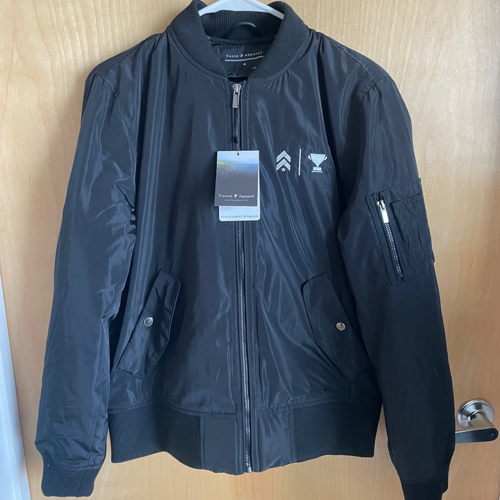 NWT Barry’s Bootcamp All Stars Challenge Black Bomber Jacket Medium